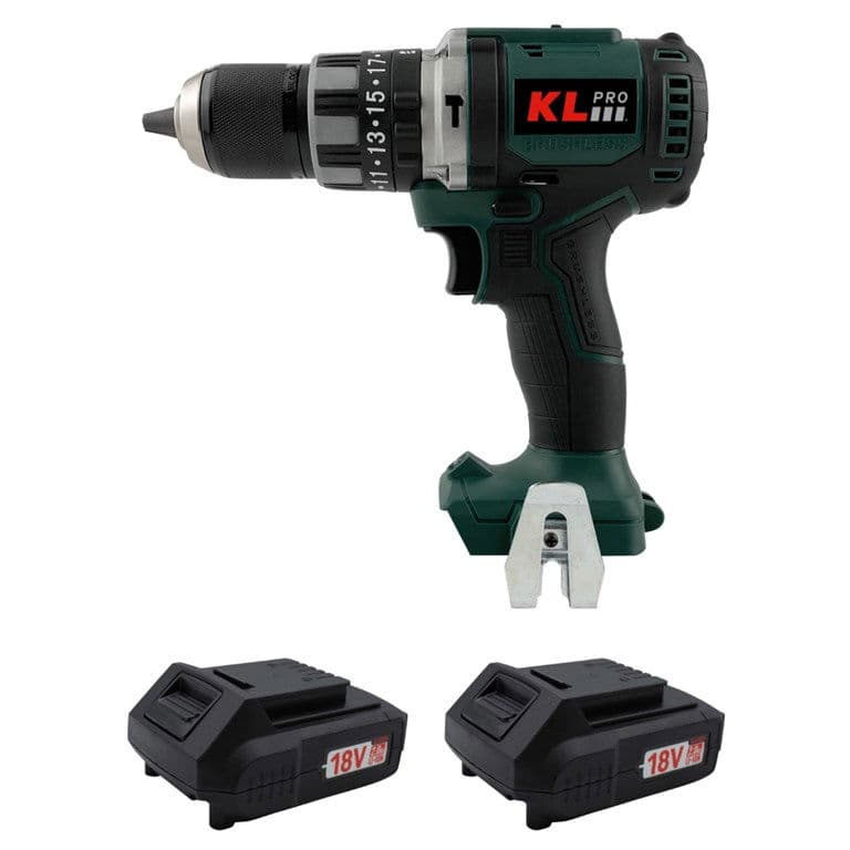 KL PRO KLDM18BH-20 18 V 2X2 AH ÇİFT AKÜLÜ DARBELİ MATKAP