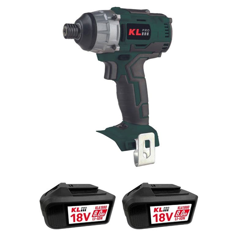 KL PRO KLDV18B-80 ÇİFT AKÜLÜ 8 AH DARBELİ VİDALAMA MAKİNESİ