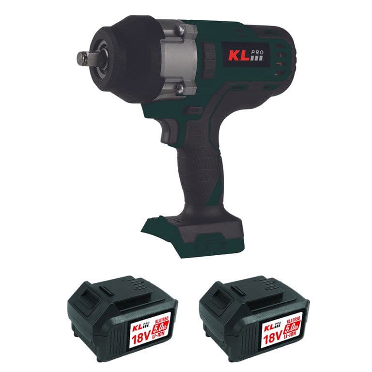 KL PRO KLSS18BHX-50 ÇİFT AKÜLÜ 5 AH SOMUN SIKMA MAKİNESİ