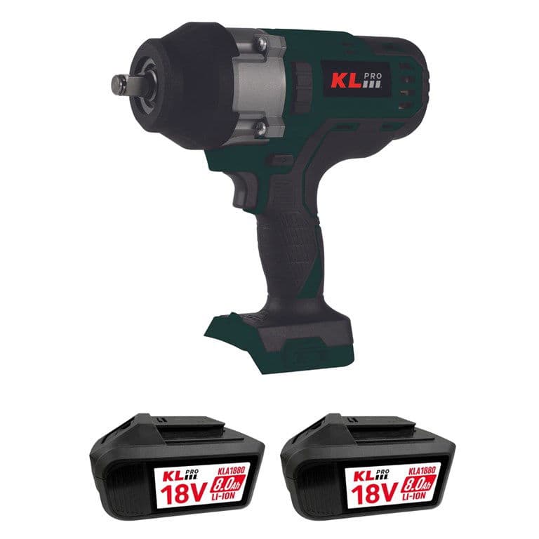 KL PRO KLSS18BHX-80 ÇİFT AKÜLÜ 8 AH SOMUN SIKMA MAKİNESİ