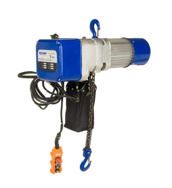 1 TON 6 M ÇİFT HIZLI ELEKTRİKLİ ZİNCİRLİ VİNÇ 380 V