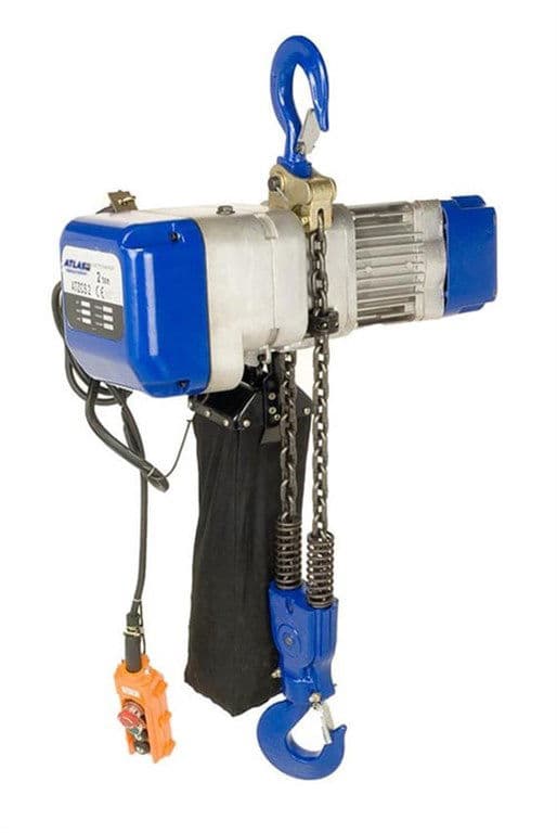 2 TON 12 M ÇİFT HIZLI ELEKTRİKLİ ZİNCİRLİ VİNÇ 380 V