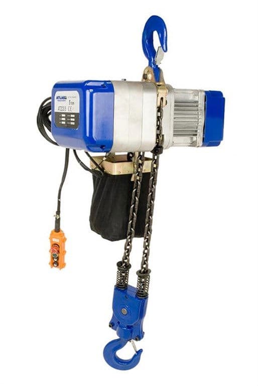 5 TON 6 M ÇİFT HIZLI ELEKTRİKLİ ZİNCİRLİ VİNÇ 380 V