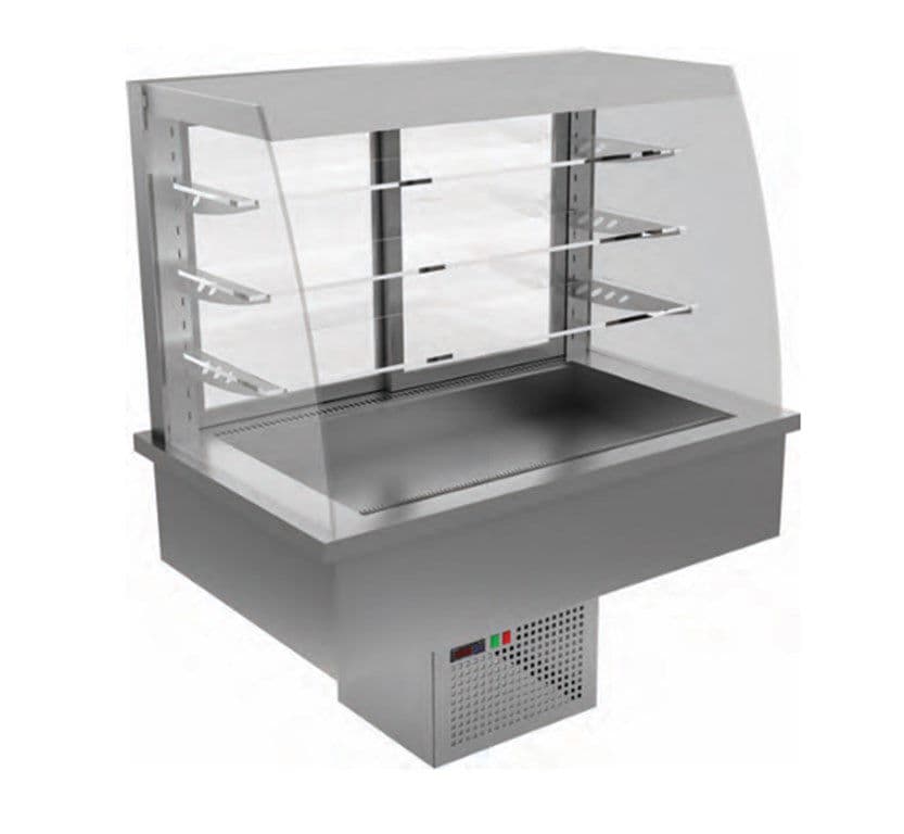 ÖZTİRYAKİLER ETA-22H012 ANKASTRE MİNİ SELF SERVİS TEŞHİR DOLABI (SOĞUK)