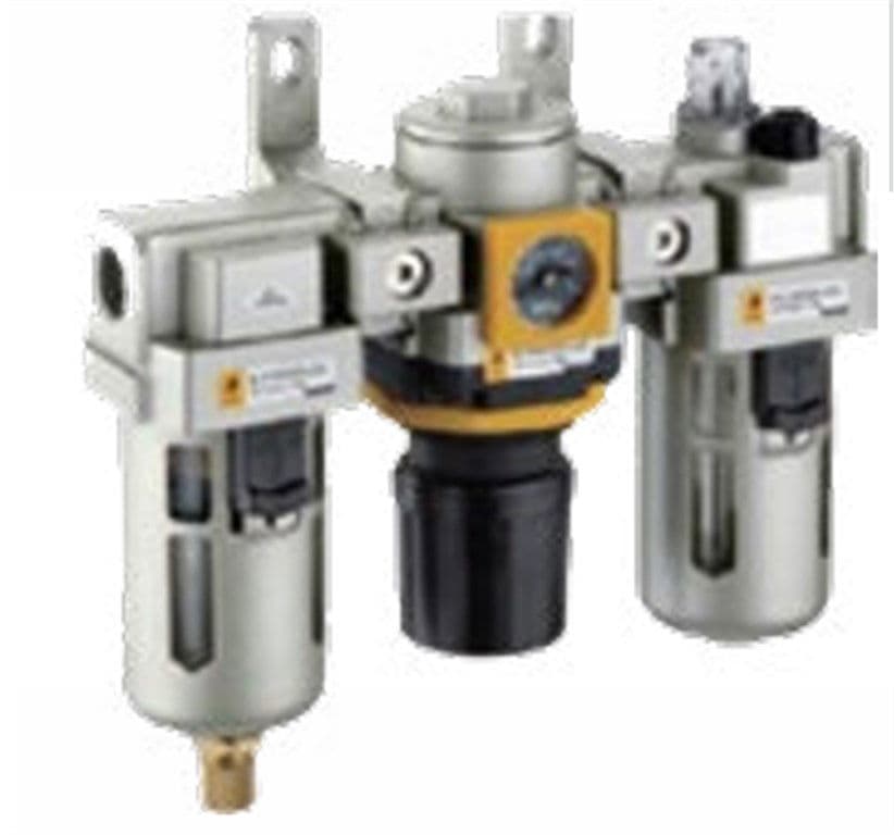 FİRETECH KARE TİP ÜÇLÜ İ FİLTRE+REGÜLATÖR+YAĞLAYICI EIC2000-01