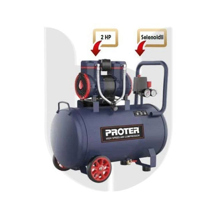 PROTER 50 Litre Hızlı Yağsız Hava Kompresörü PR 52 HZ