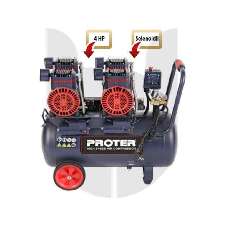 PROTER 50 Litre Hızlı Yağsız Hava Kompresörü PR 54 HZ