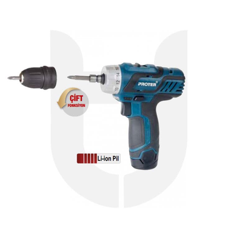 Proter PST 222 Plus (Şarjlı Vidalama Tornavida) 12V