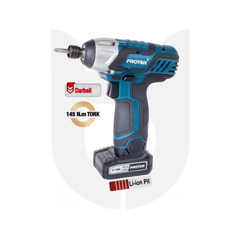 Proter PST 145 T (Darbeli Şarjlı Vidalama / Tornavida) 18V