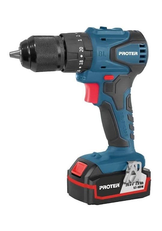 Proter PST 522 BL (Kömürsüz Darbeli 10 mm Şarjlı Matkap) 20V