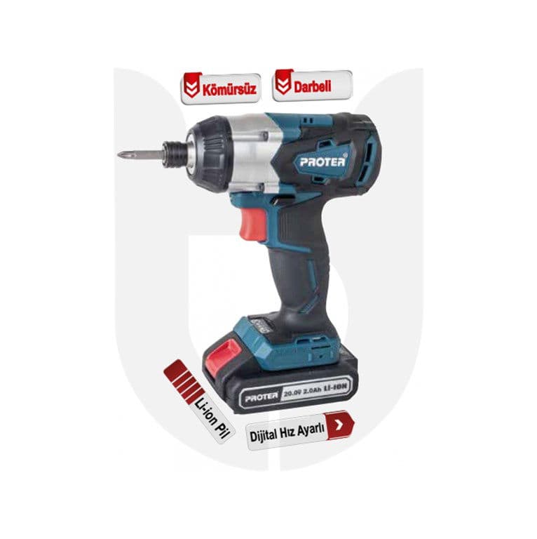 Proter PST 360 T (Kömürsüz Darbeli Şarjlı Tornavida) 20V