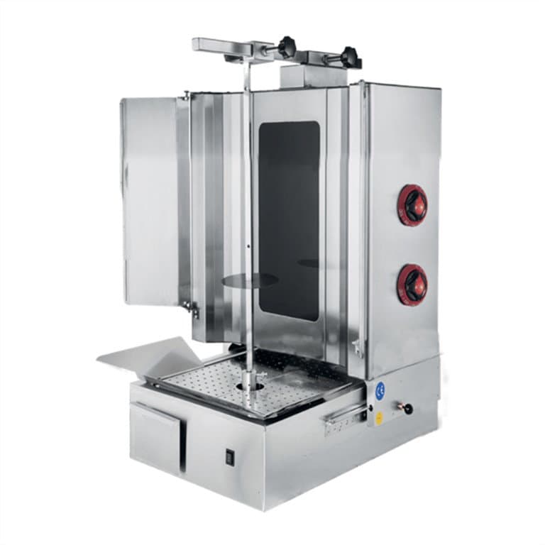 Elektrikli 2 Radyan Alttan Motorlu Döner Ocağı