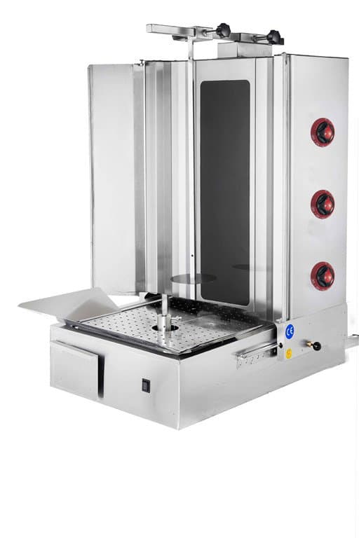 Elektrikli 3 Radyan Alttan Motorlu Döner Ocağı