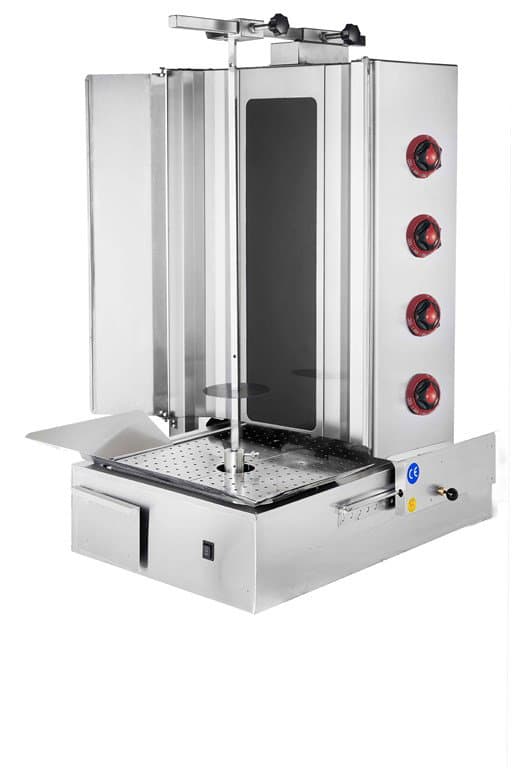 Elektrikli 4 Radyan Alttan Motorlu Döner Ocağı