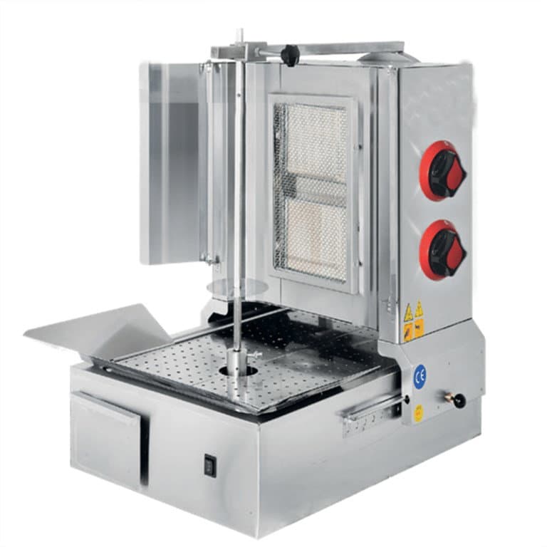 Doğalgazlı 2 Radyan Alttan Motorlu Döner Ocağı