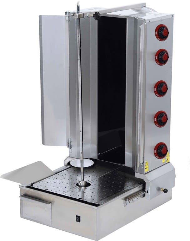 Elektrikli 5 Radyan Alttan Motorlu Döner Ocağı