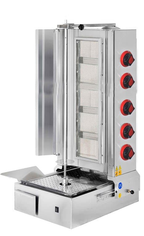 Lpg'li 5 Radyanlı Alttan Motorlu Döner Ocağı