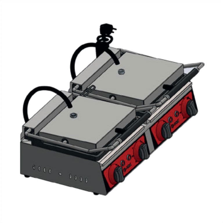 8+8 Dilim Tost Makinesi Çiftli Elektrikli