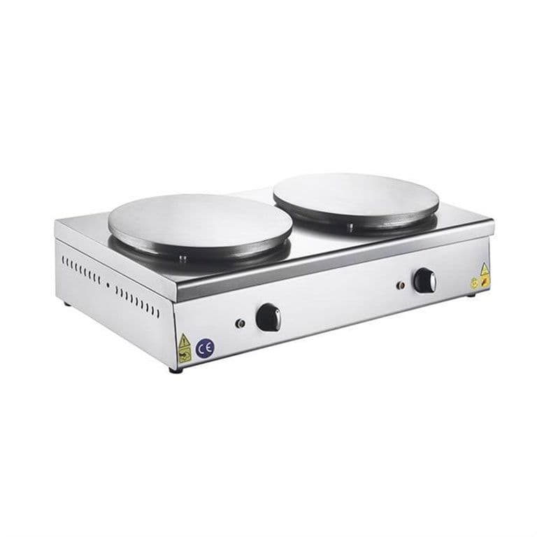 Elektrikli Çiftli Krep Pişirme Makinesi