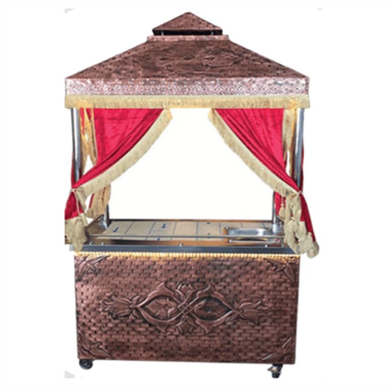 Standlı Közde Kahve Makinesi Bakır