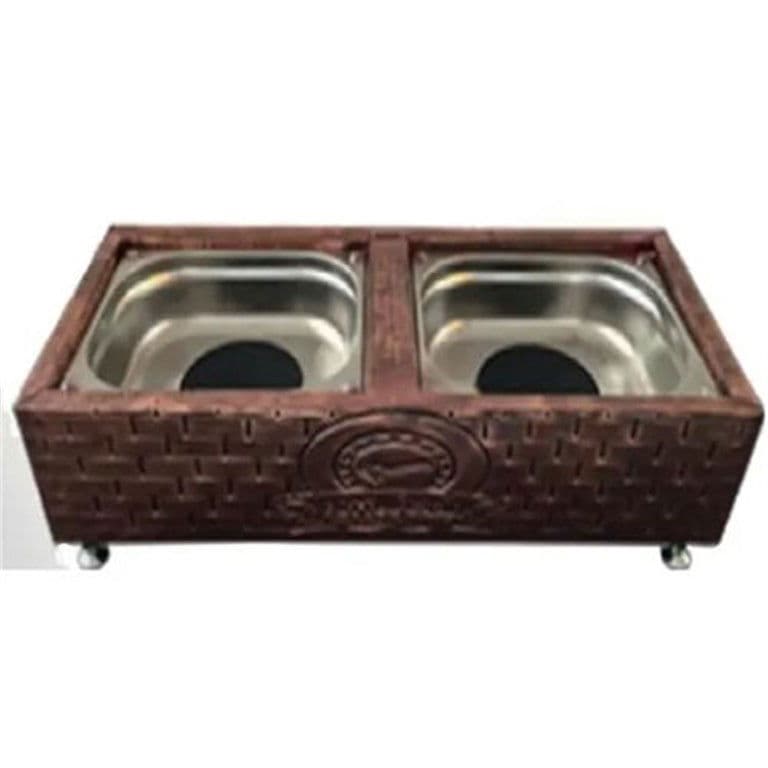 Kumda Kahve Makinesi Bakır Elektrikli 3+3 Cezve