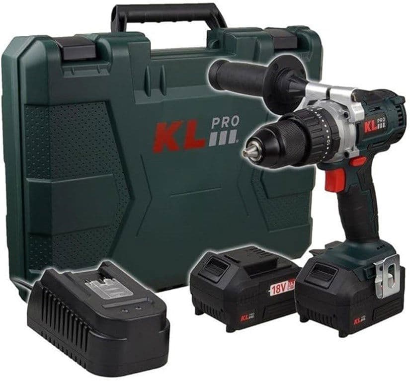 KL PRO ÇİFT AKÜLÜ KÖMÜRSÜZ PROFESYONEL DARBELİ MATKAP