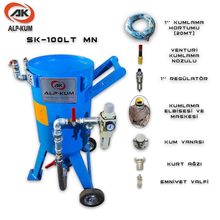 SK-100 LT MANUEL SEYYAR KUMLAMA MAKİNESİ