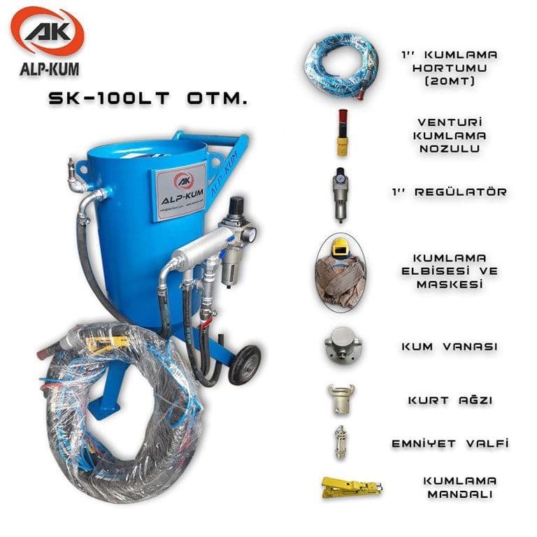 SK-100 LT OTM. SEYYAR KUMLAMA MAKİNESİ