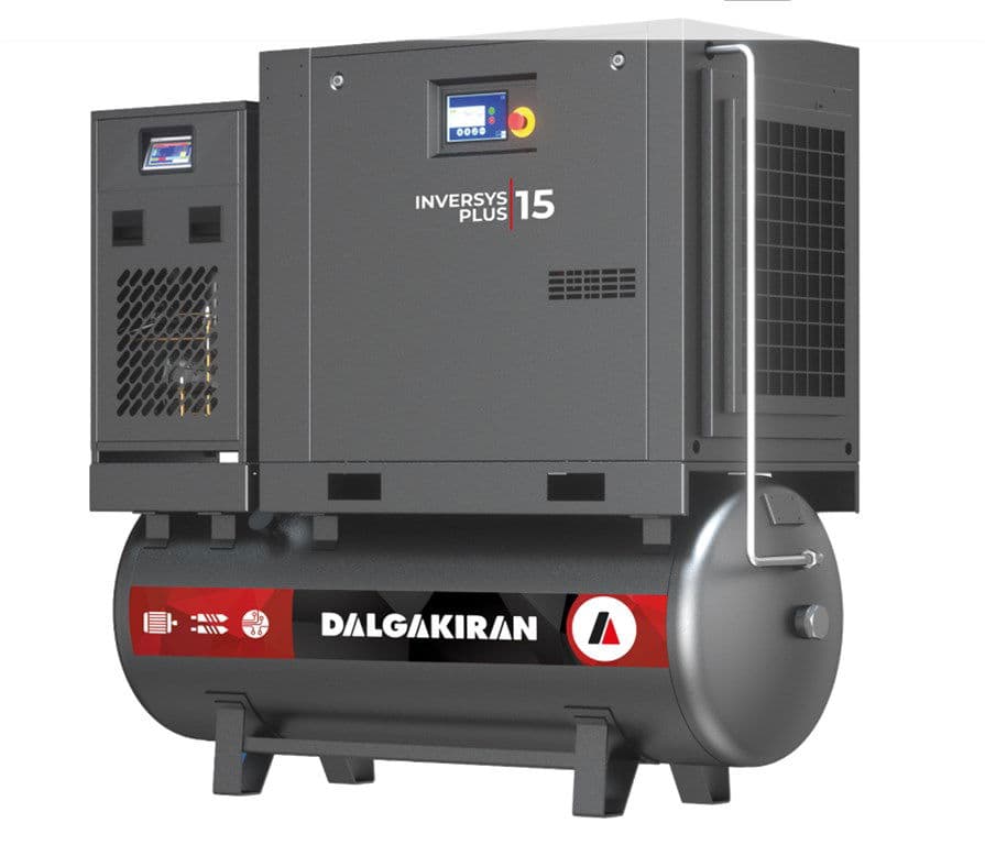 DALGAKIRAN INVERSYS 15-13 BAR 15 kW KOMPAKT KOMPRESÖR