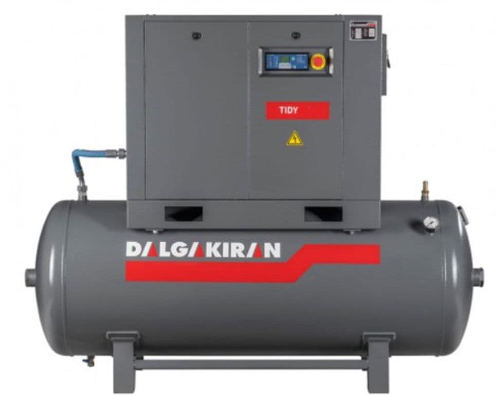 DALGAKIRAN TIDY 20-13 BAR 15 kW DEPOLU KOMPRESÖR