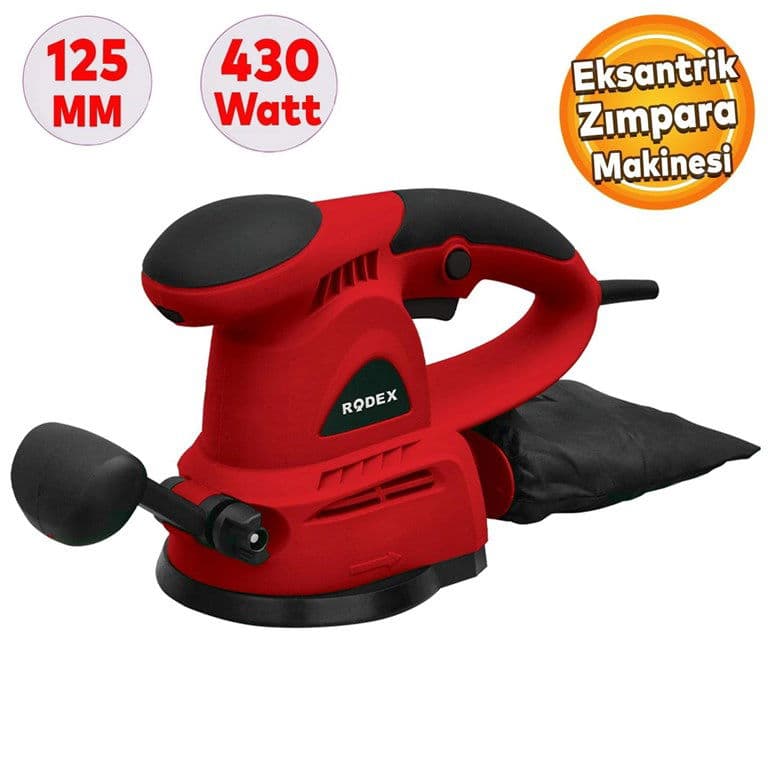 RODEX RDX376 EKSANTRİK ZIMPARA MAKİNESİ 430W 125 MM