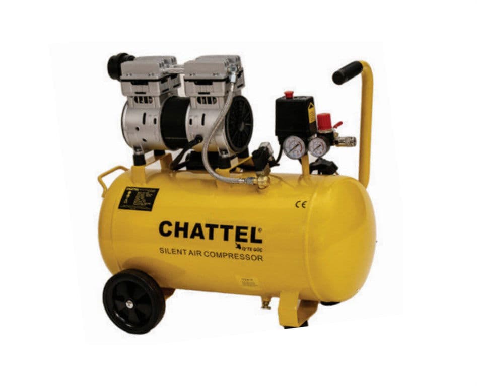 CHATTEL CHT-1224 SESSİZ YAĞSIZ KOMPRESÖR 24 LİTRE