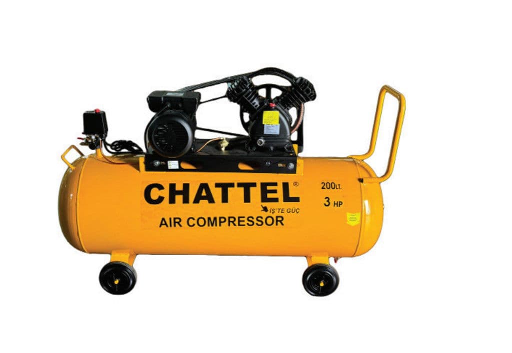 CHT-1221-3 SESLİ YAĞLI HAVA KOMPRESÖRÜ(MONOFAZE) 200 LİTRE