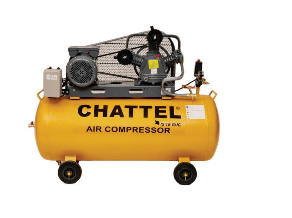 CHT-1221-4 SESLİ YAĞLI HAVA KOMPRESÖRÜ(MONOFAZE) 200 LİTRE