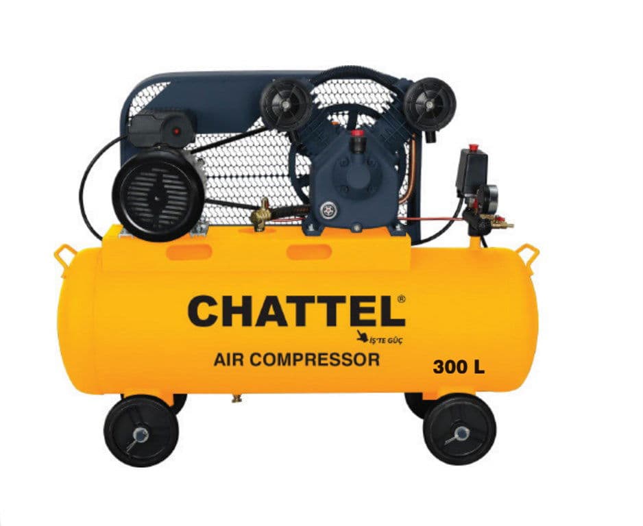 CHT-1230-4-12 SESLİ YAĞLI HAVA KOMPRESÖRÜ(TRİFAZE) 300 LİTRE