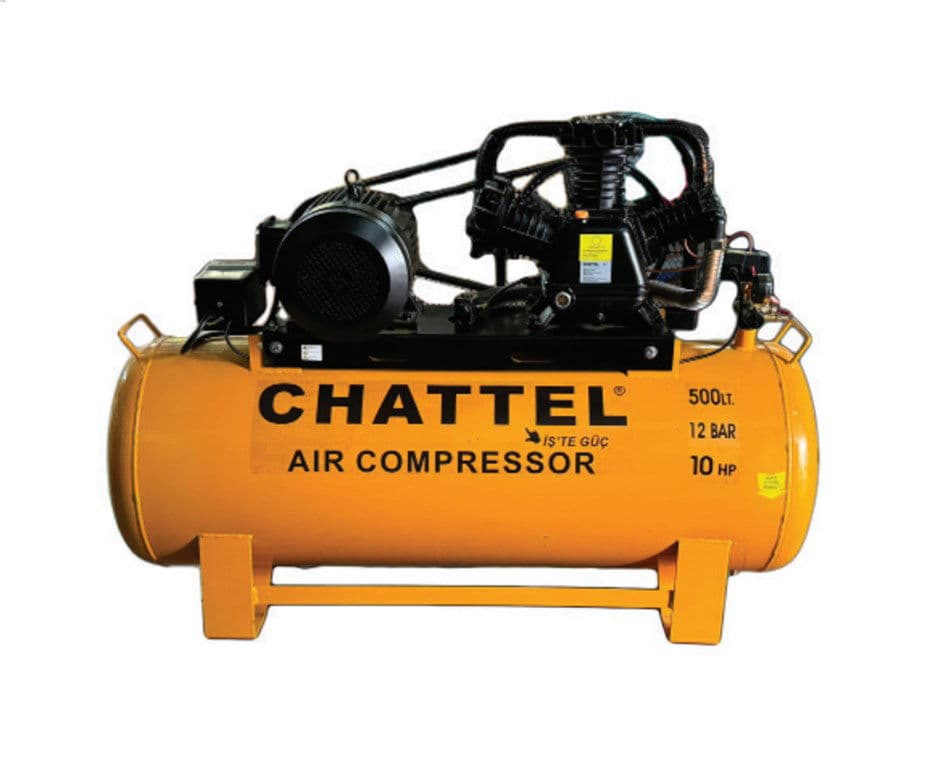 CHT-1255-T SESLİ YAĞLI HAVA KOMPRESÖRÜ (TRİFAZE) 500 L