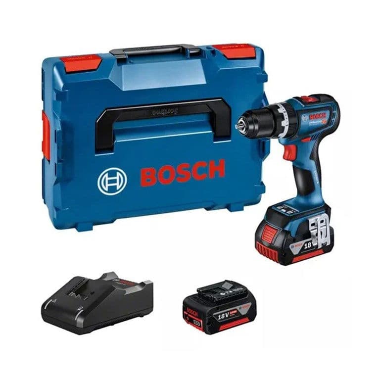 BOSCH GSB 18V-90 C ÇİFT AKÜLÜ 5 AH DARBELİ MATKAP