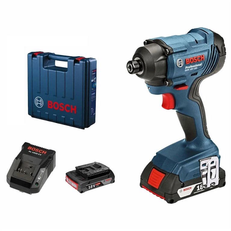 BOSCH GDR 180-Lİ ÇİFT AKÜLÜ 2 AH SOMUN SIKMA MAKİNESİ