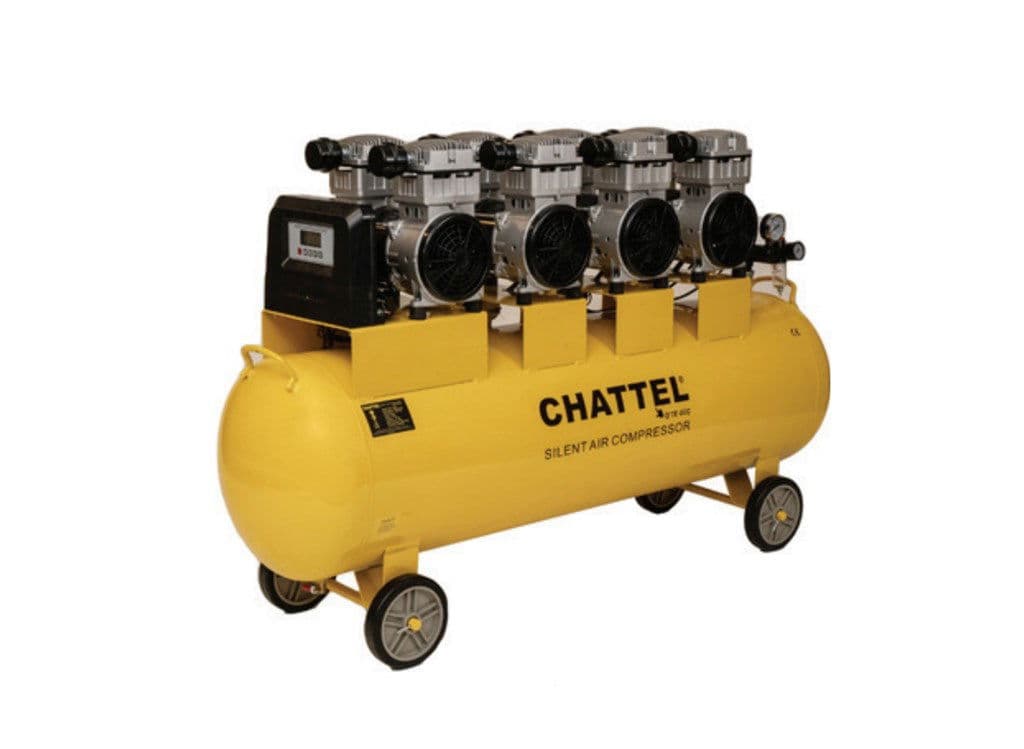 CHT-1220-8 SESSİZ YAĞSIZ KOMPRESÖR (MONOFAZE) 200 LİTRE