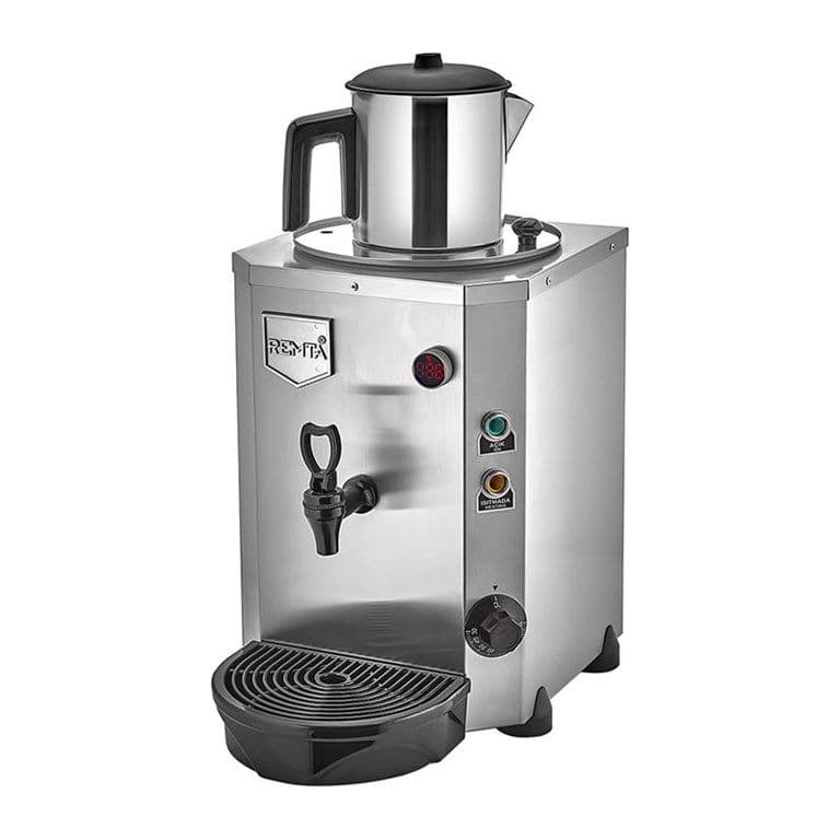 Remta De14 Jumbo Çay Makinesi, Tek Demlikli, 9 L, Gri