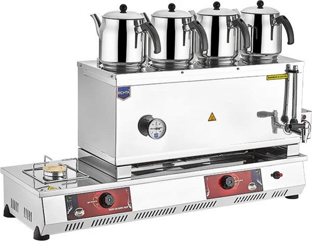 Remta 55 Model Üç Dem. Gazlı+Elk. 34 Lt Çay Ocağı