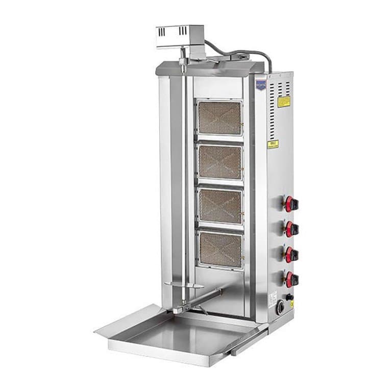 REMTA D08(M) 4 RADYANLI ÜSTTEN MOTORLU LPG'Lİ DÖNER OCAĞI