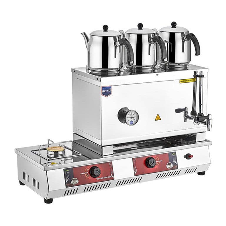 Remta 33 L Doğalgazlı 55 Model 3 Demlikli Kahveci Takımlı