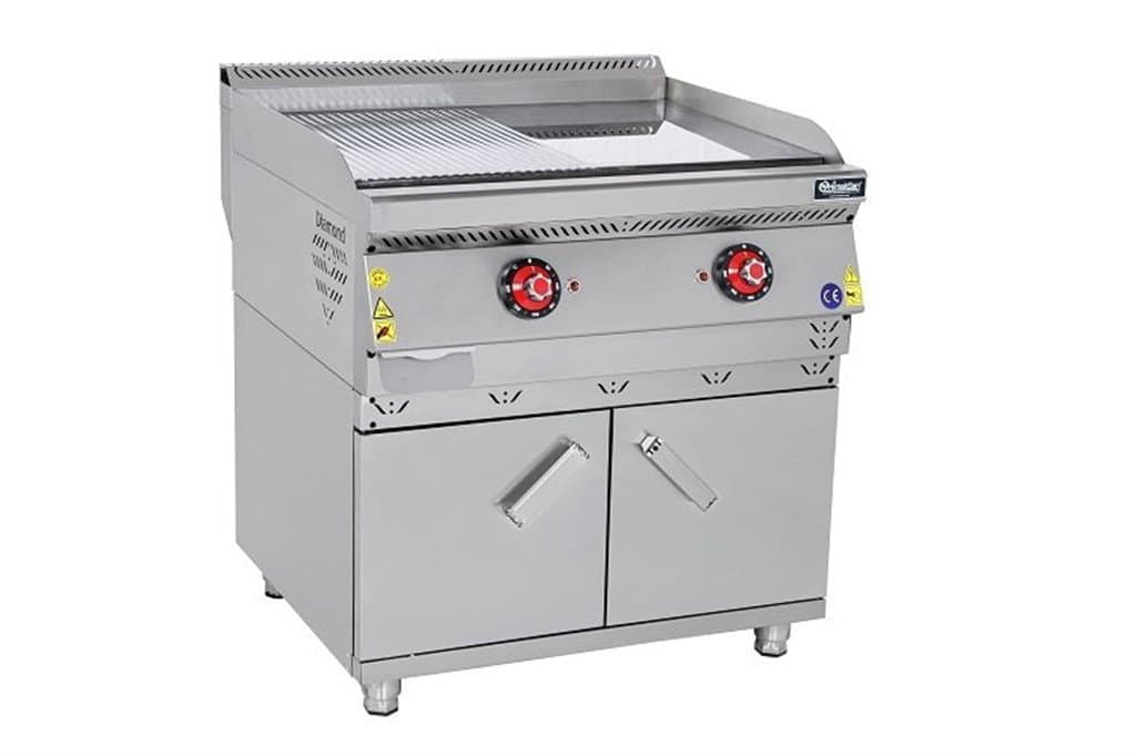 Himaksan Pleyt Izgara Yarı Oluklu Elektrikli Dolaplı