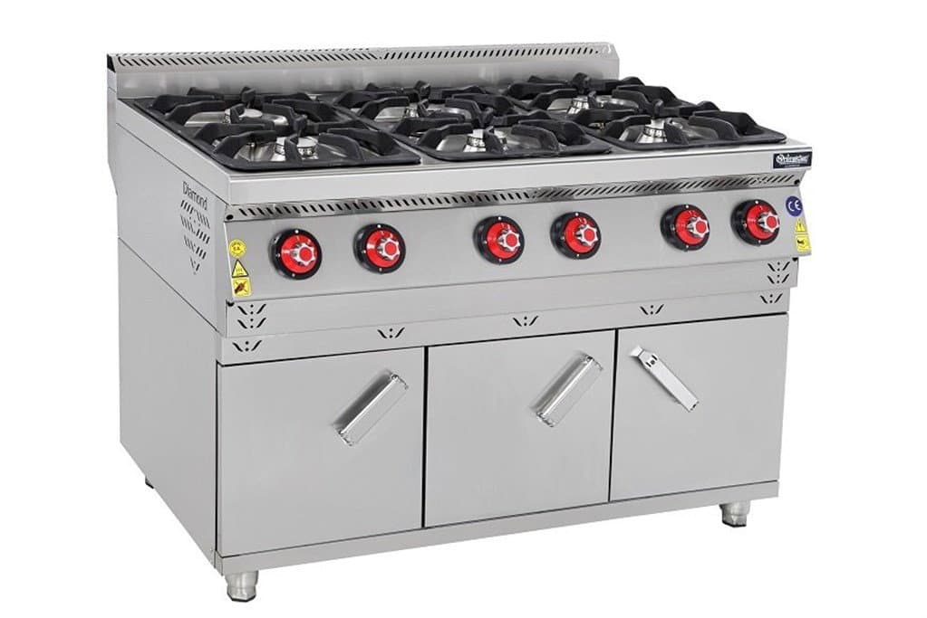 Himaksan 6'lı Ocak Gazlı Dolaplı 120x70x85