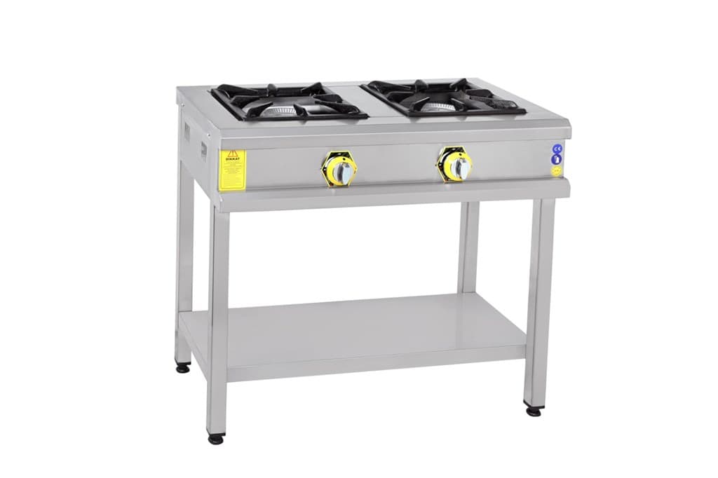 İnoxmaster Taban Raflı Ocak İkili Gazlı/Lpg