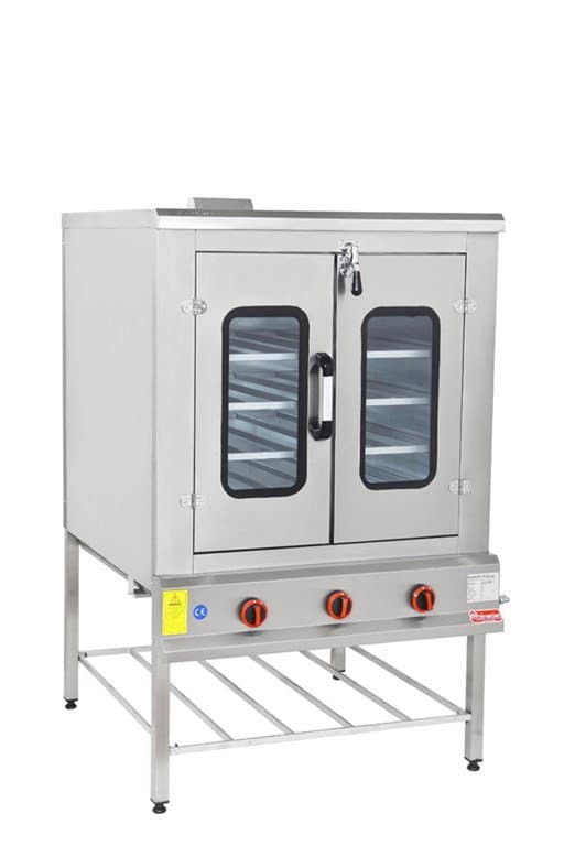 Himaksan 100x100x160 cm Pasta Börek Fırını Çift Kapılı Ce Belgeli Gazlı