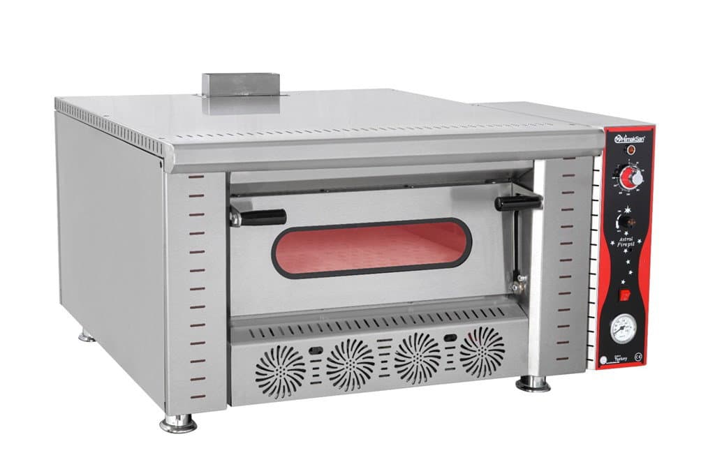 Himaksan 4x30Cm Pizza Fırını Tek Katlı Gazlı