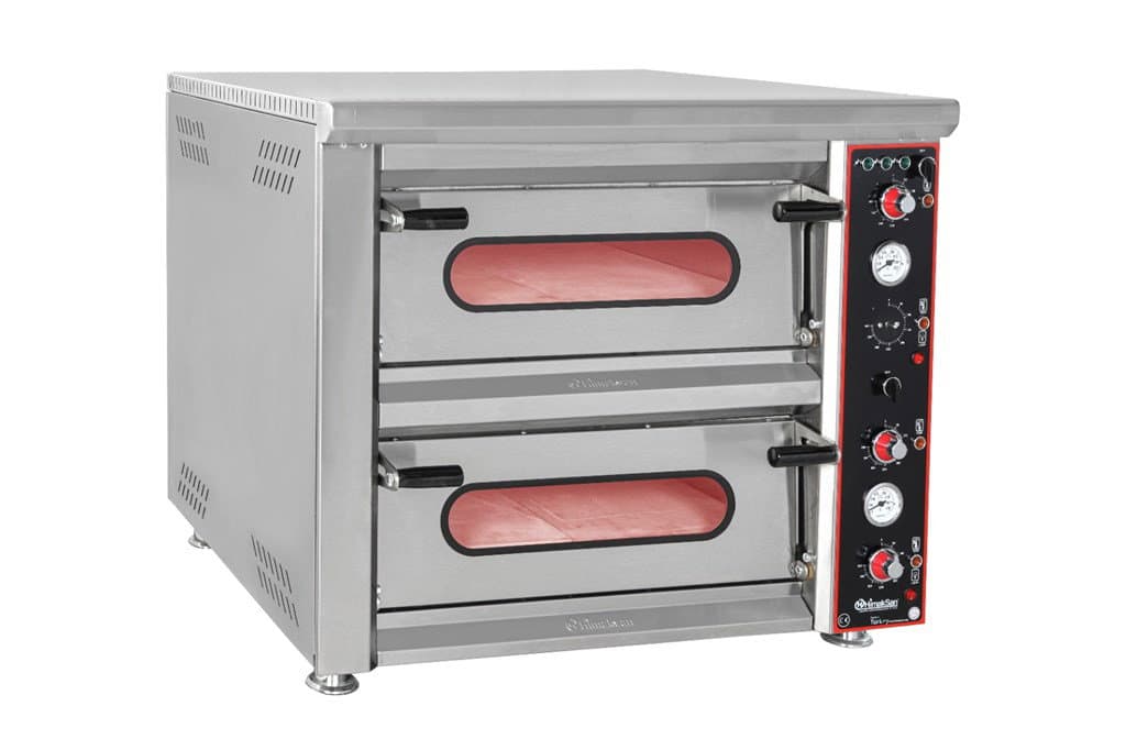 Himaksan 8x30cm Pizza Fırını Çift Katlı Elektrikli