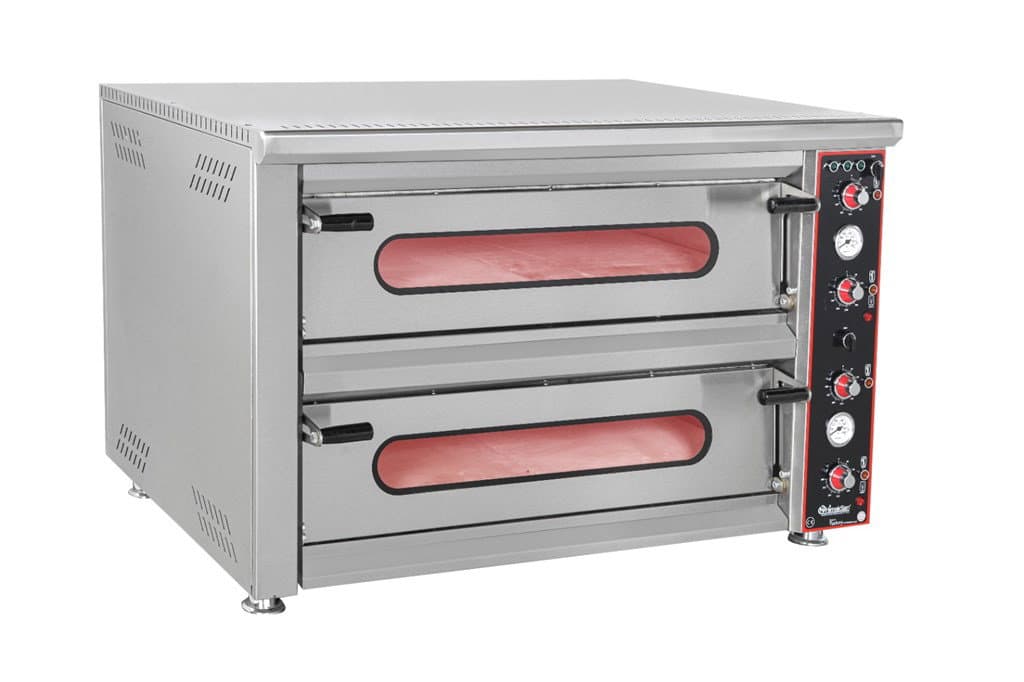Himaksan 12X30Cm Pizza Fırını Çift Katlı Elektrikli
